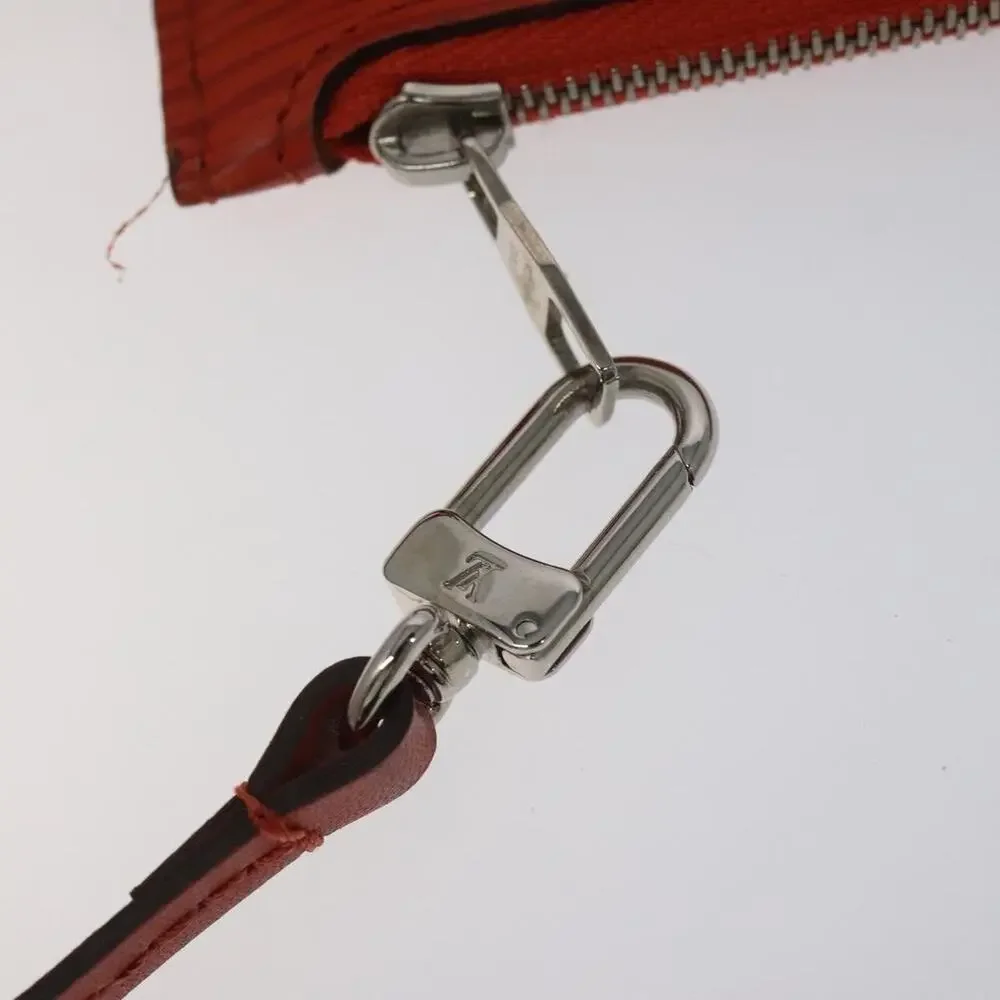 Louis Vuitton Epi Neverfull PM Pouch Orange
